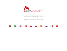 Tablet Screenshot of depilconcept.com